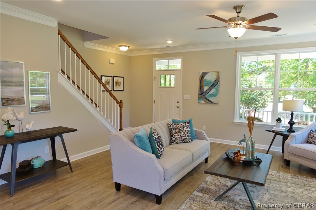 2246 Hayes Road Hayes, VA 23072 - Photo 2 of 35 Entry from Front Porch to Family Room