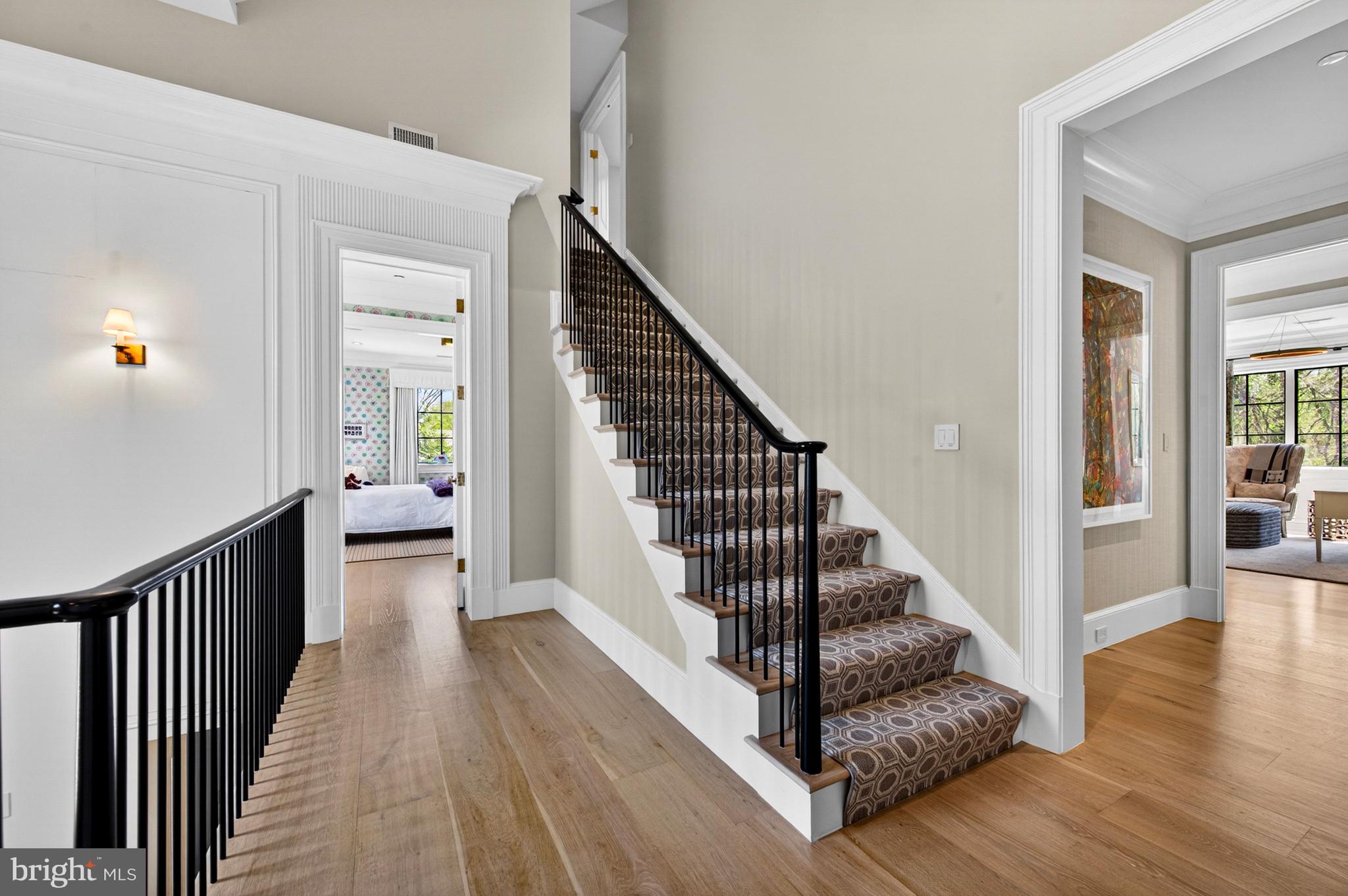 4432 Chestnut Lane Washington, DC 20007 - Photo 31 of 43 Upper Level stairway