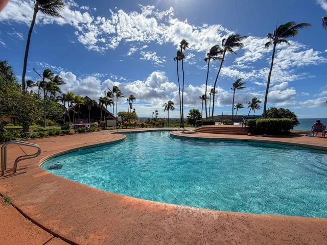 a view of a lake with houses
