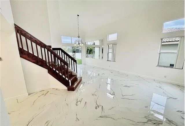 a view of entryway and hall