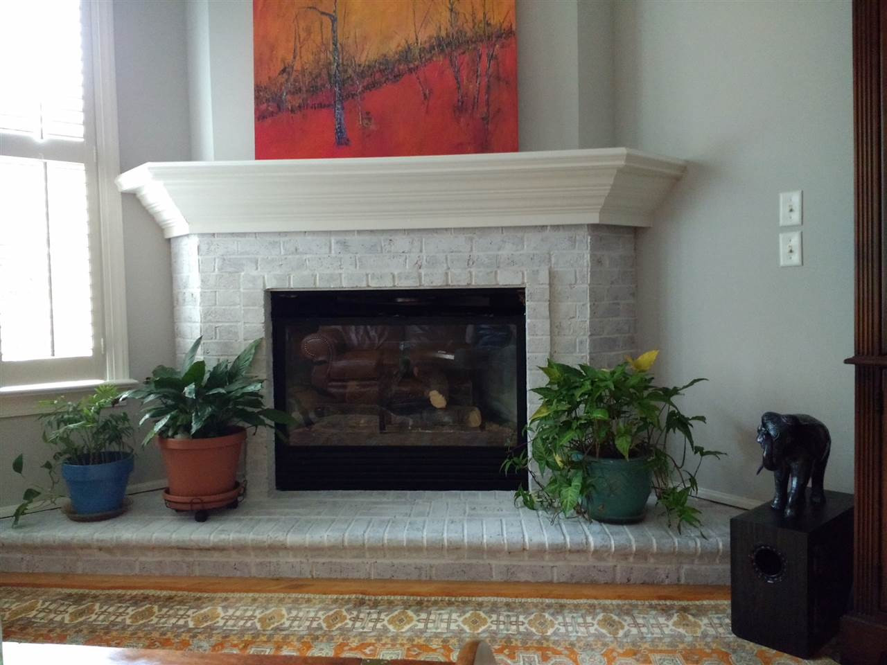 4210 Norman Ridge Lane Raleigh, NC 27613 - Photo 8 of 25 New whitewashed hearth