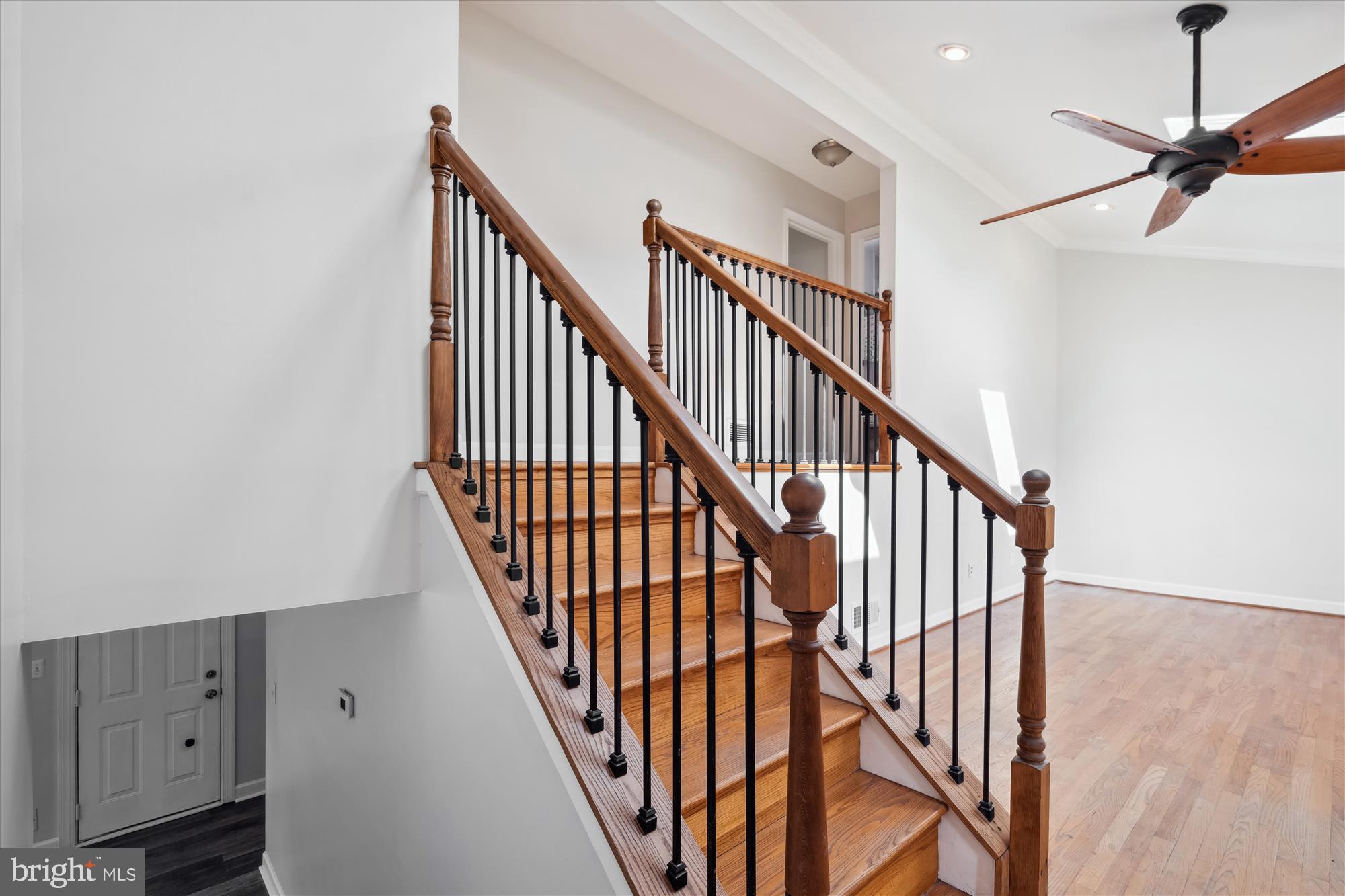 12812 Crisfield Road Silver Spring, MD 20906 - Photo 42 of 83 a view of staircase with wooden floor and stairs