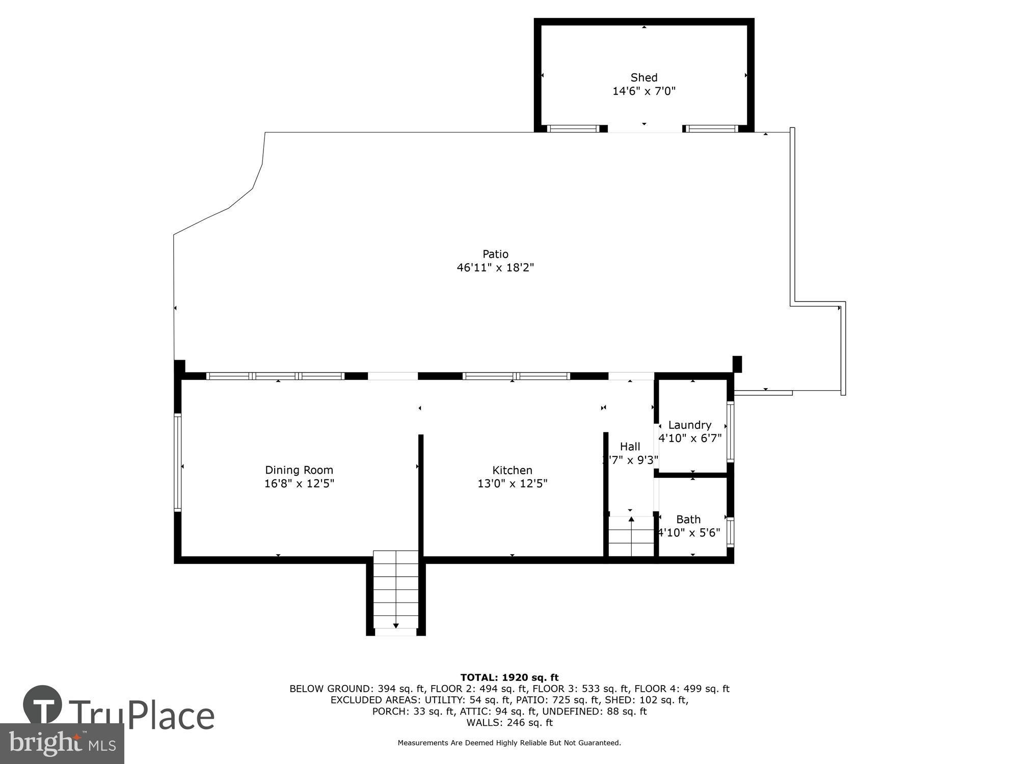 12812 Crisfield Road Silver Spring, MD 20906 - Photo 61 of 83 Main Level (Labels & Measurements)