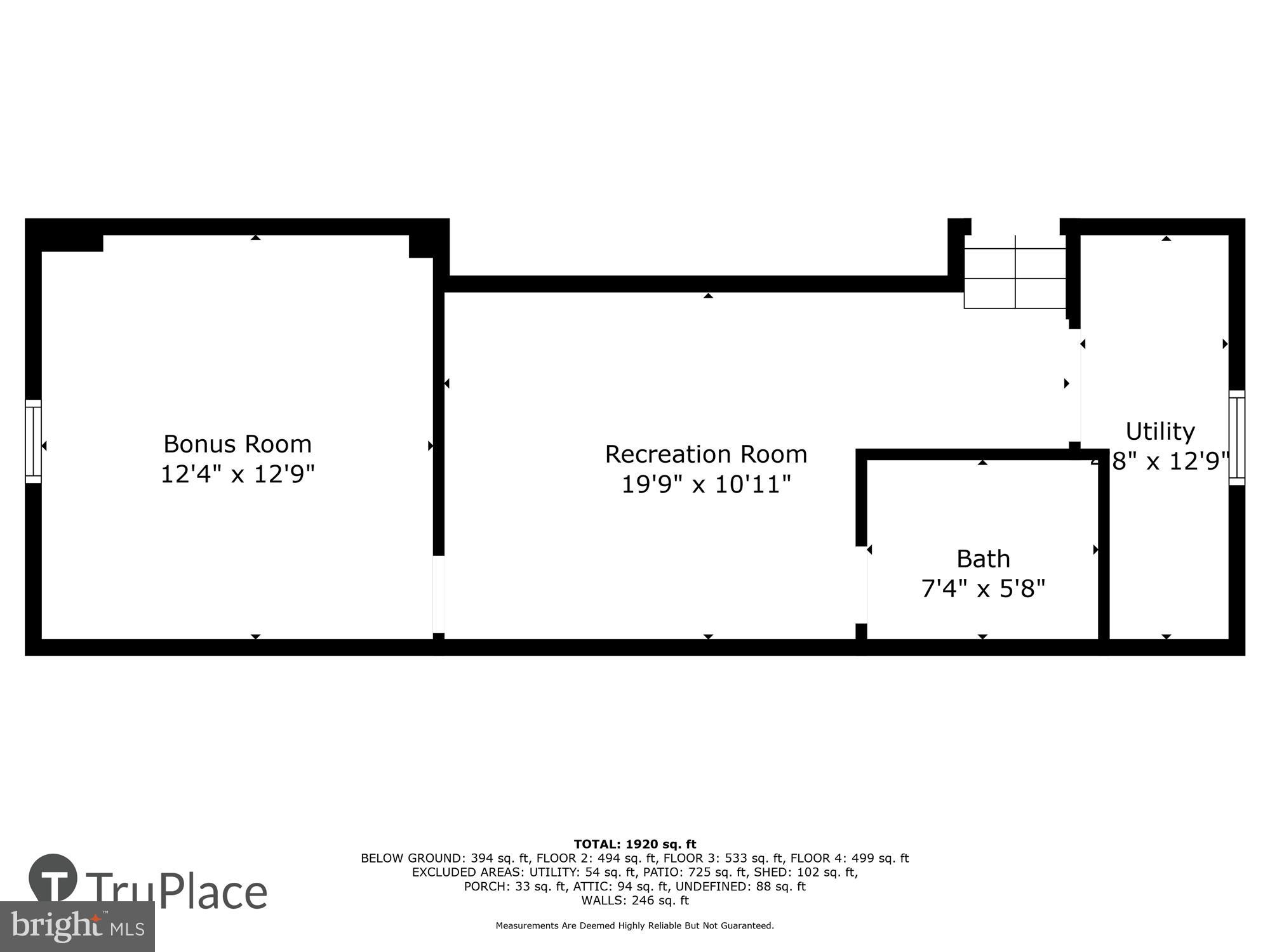 12812 Crisfield Road Silver Spring, MD 20906 - Photo 64 of 83 Lower Level (Labels & Measurements)