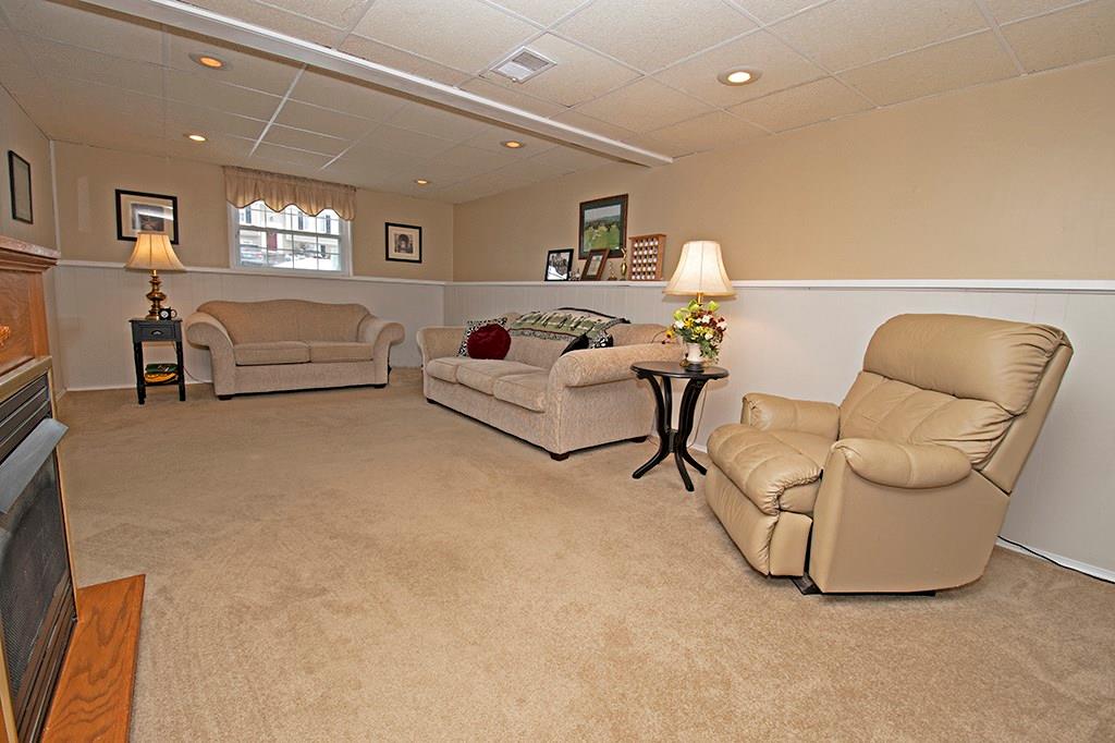 454 Partridge Run Road Gibsonia, PA 15044 - Photo 13 of 17 Large gameroom with gas fireplace