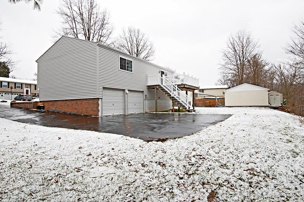 454 Partridge Run Road Gibsonia, PA 15044 - Photo 17 of 17 Rear entry 2 car garage with separate doors