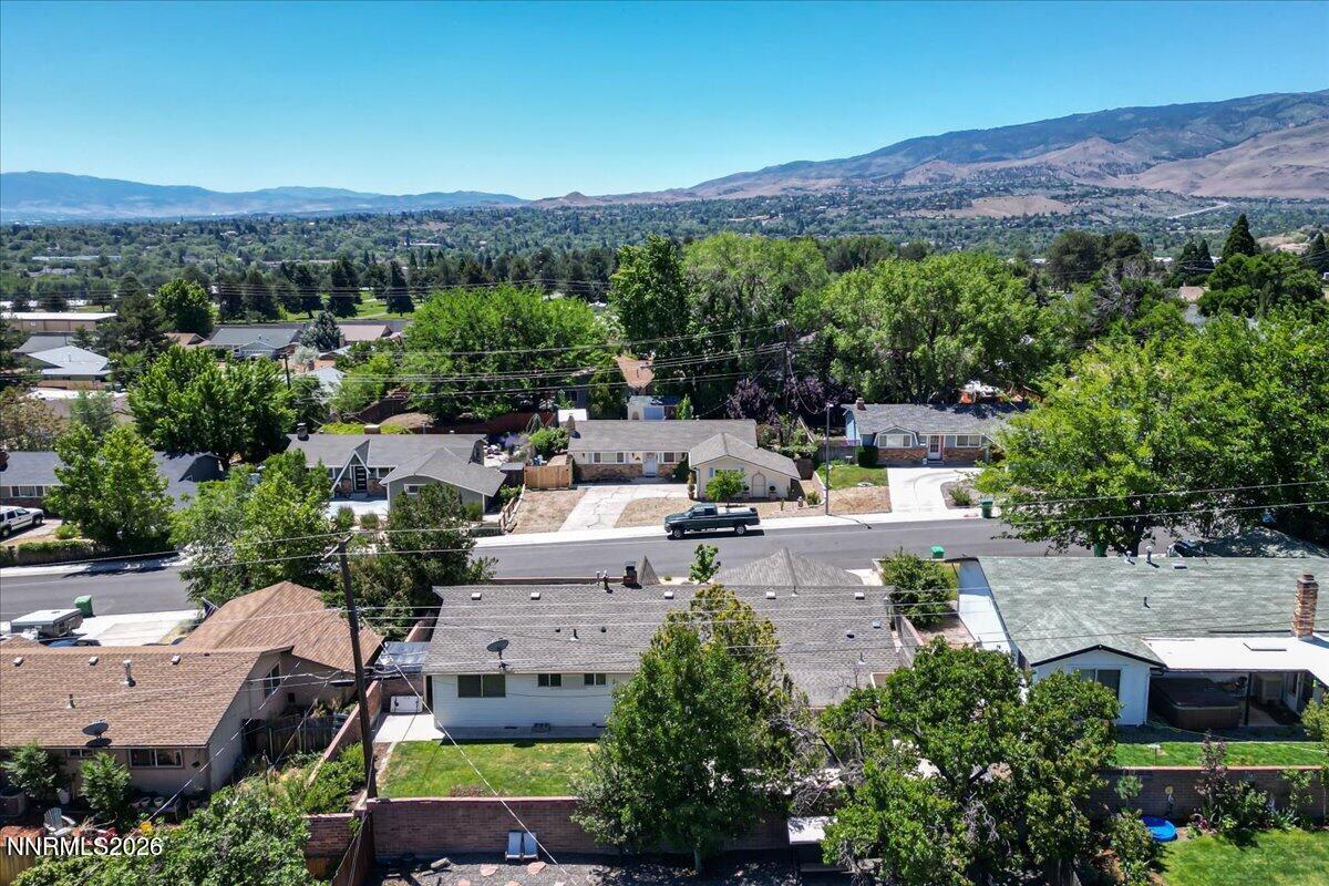 2205 Carlin Street Reno, NV 89503 - Photo 38 of 51 an aerial view of a house with mountain view