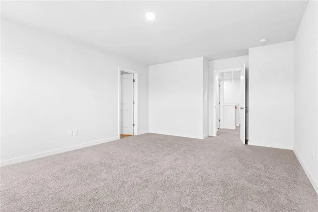 a view of an empty room