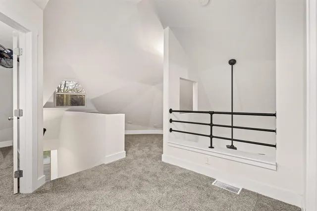 a view of a livingroom with a fireplace