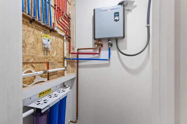 a close up of a mirror