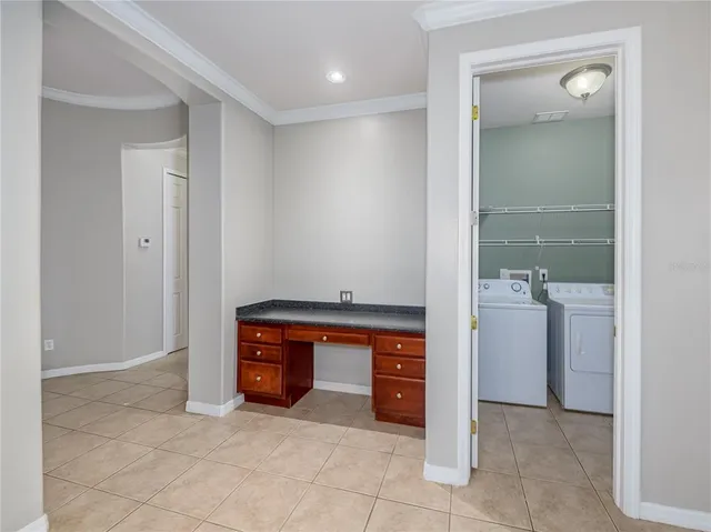 a view of a kitchen with window