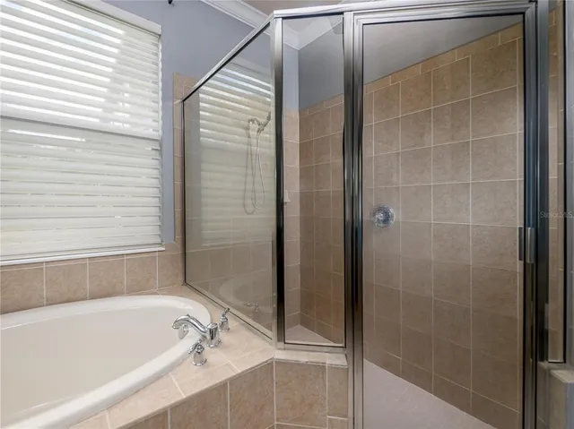 a view of an empty room and closet area