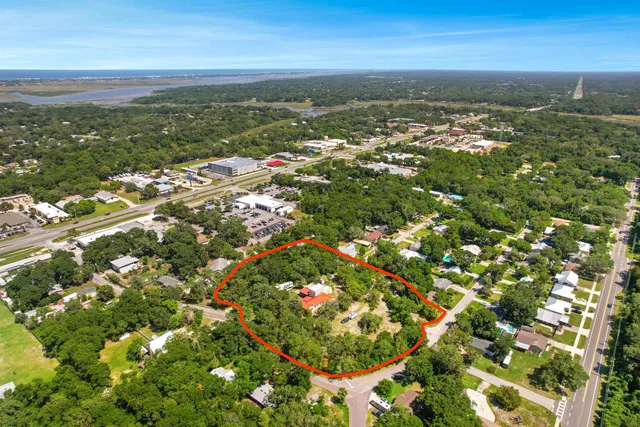 a view of city and ocean