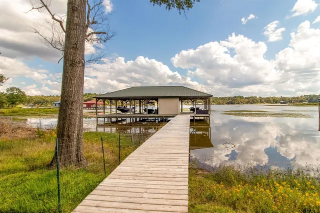 a swimming pool view from a balcony