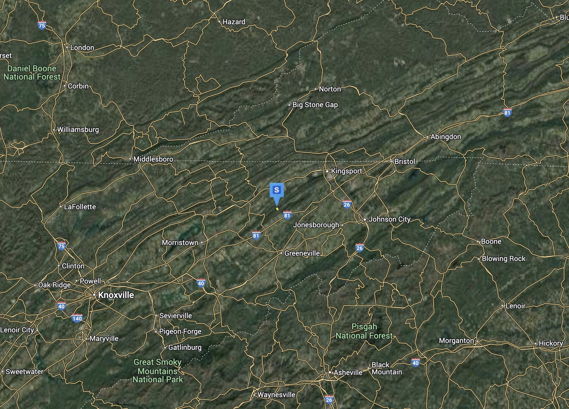 335 Browns Mountain Road Greeneville, TN 37745 - Photo 5 of 5 a bathroom with a shower