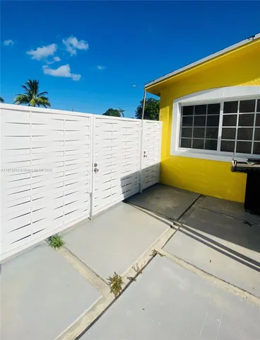 a view of a house with a outdoor space