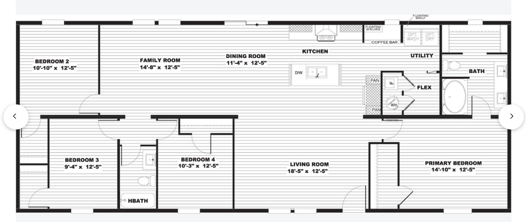 9158 Old State Road Holly Hill, SC 29059 - Photo 8 of 8 Clayton Morocco Floor Plan