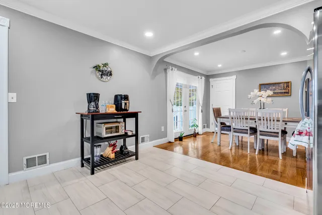 a view of a livingroom with furniture and window