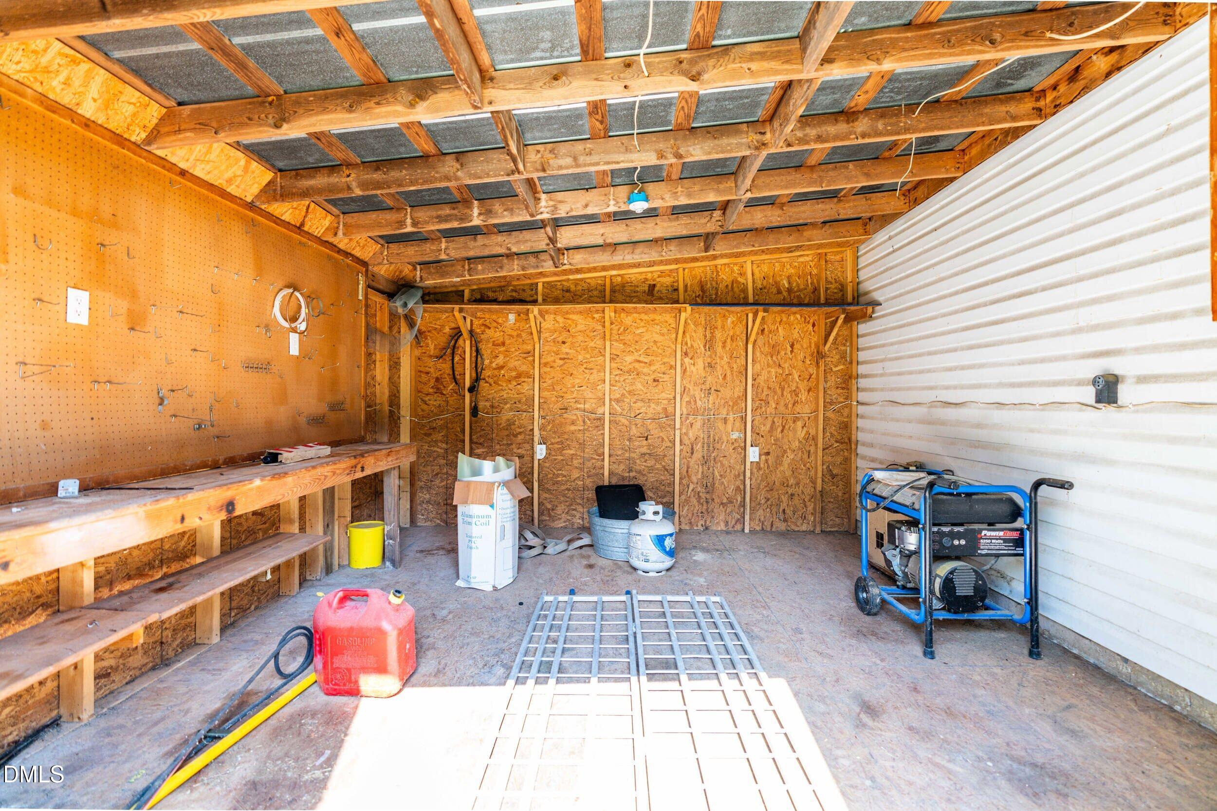7425 Halifax Road Youngsville, NC 27596 - Photo 35 of 43 Interior bldg attached to garage