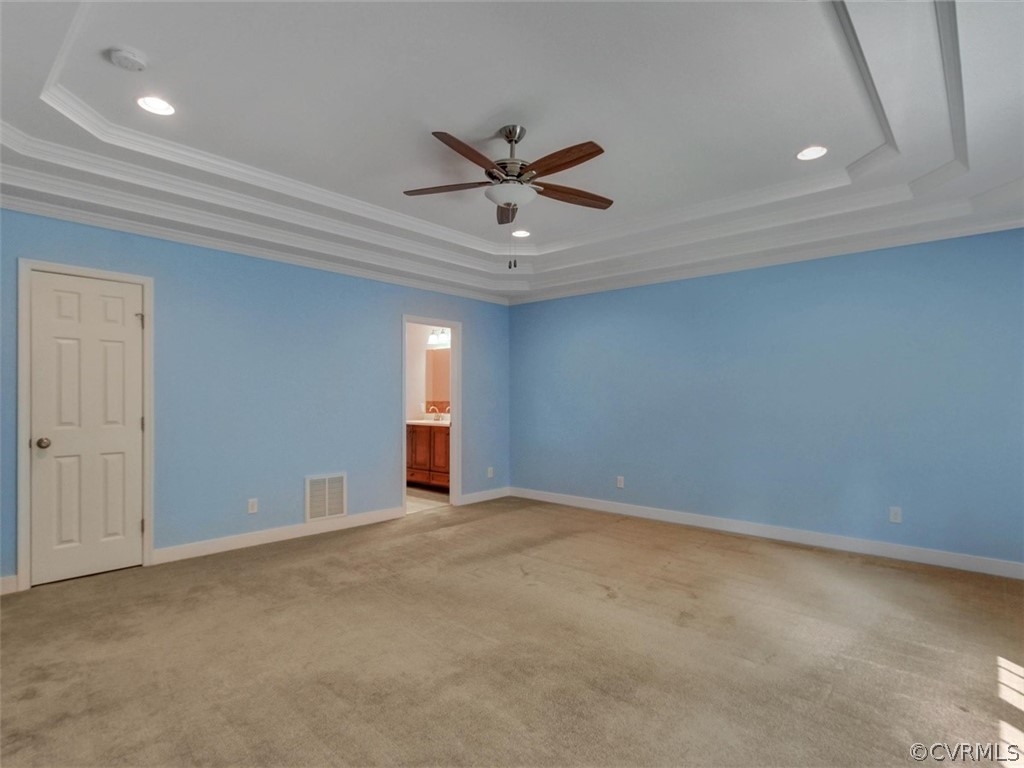 4720 Powhatan Lakes Road Powhatan, VA 23139 - Photo 21 of 35 Main Bedroom with tiered-ceiling, large walk-in cl