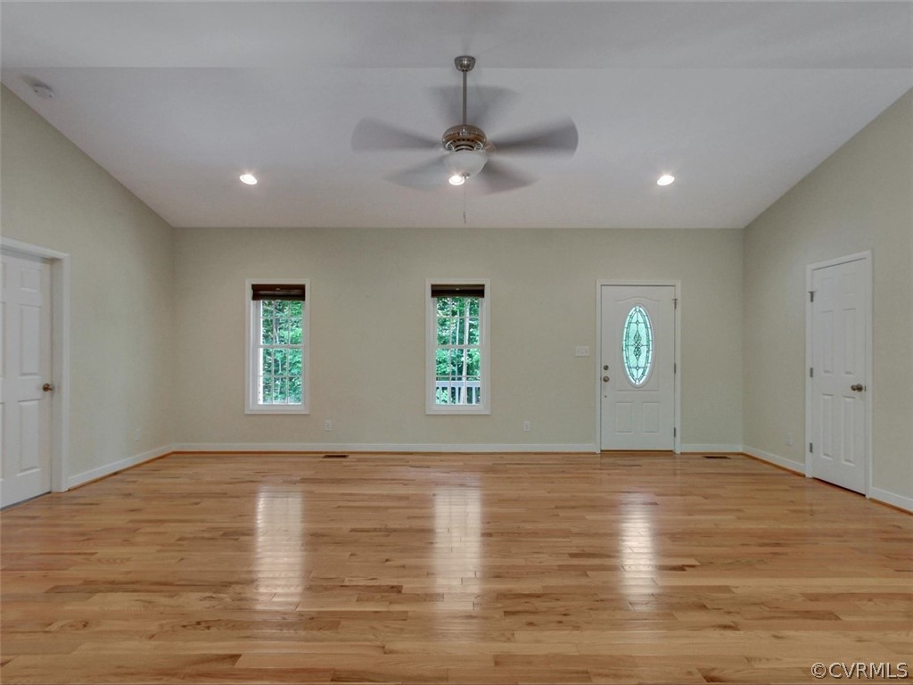4720 Powhatan Lakes Road Powhatan, VA 23139 - Photo 8 of 35 Spacious Great Room with gorgeous hardwood floorin