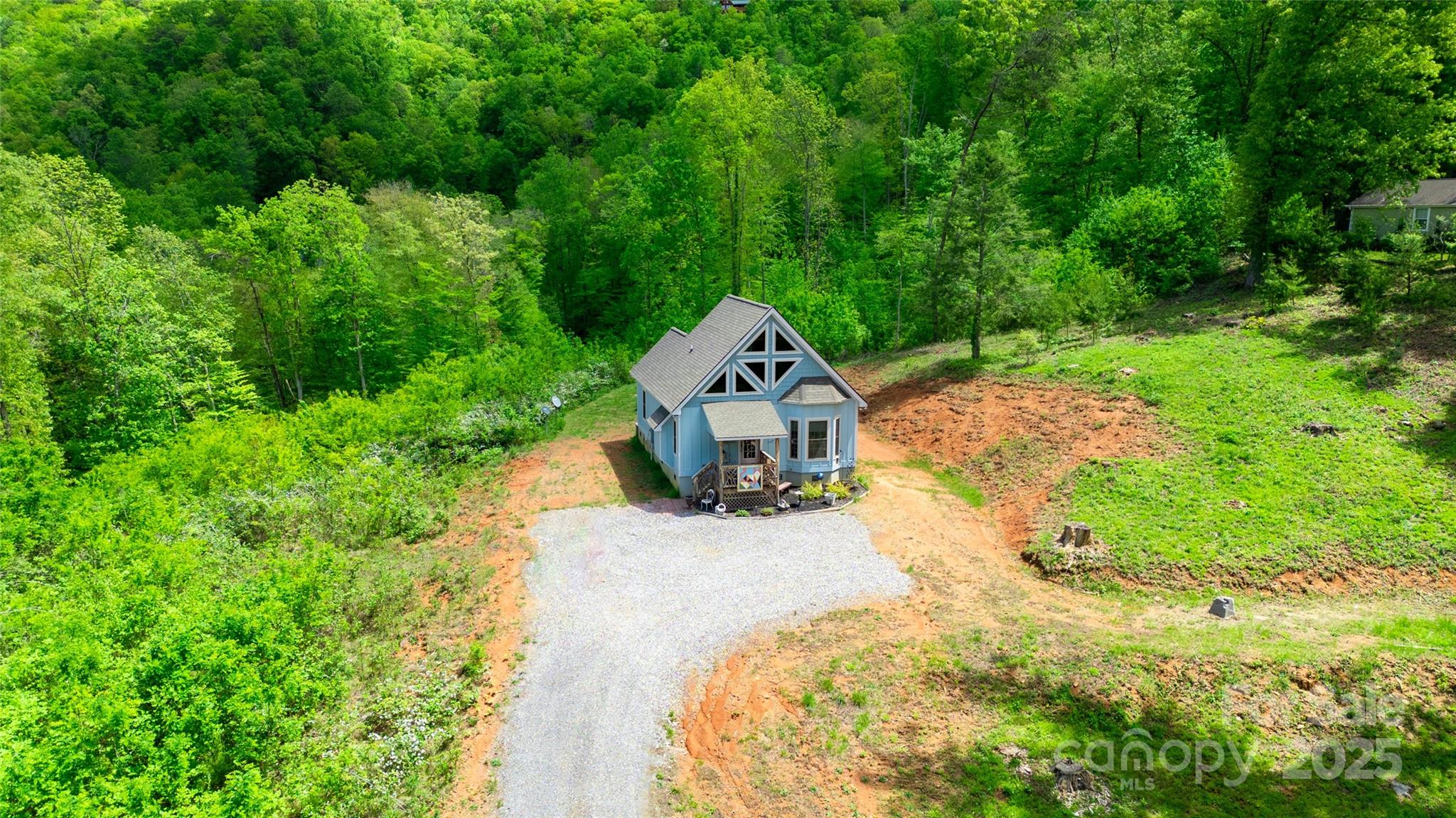 720 Cedar Creek Farm Road Tuckasegee, NC 28783 - Photo 1 of 19 a front view of a house with a yard and large trees