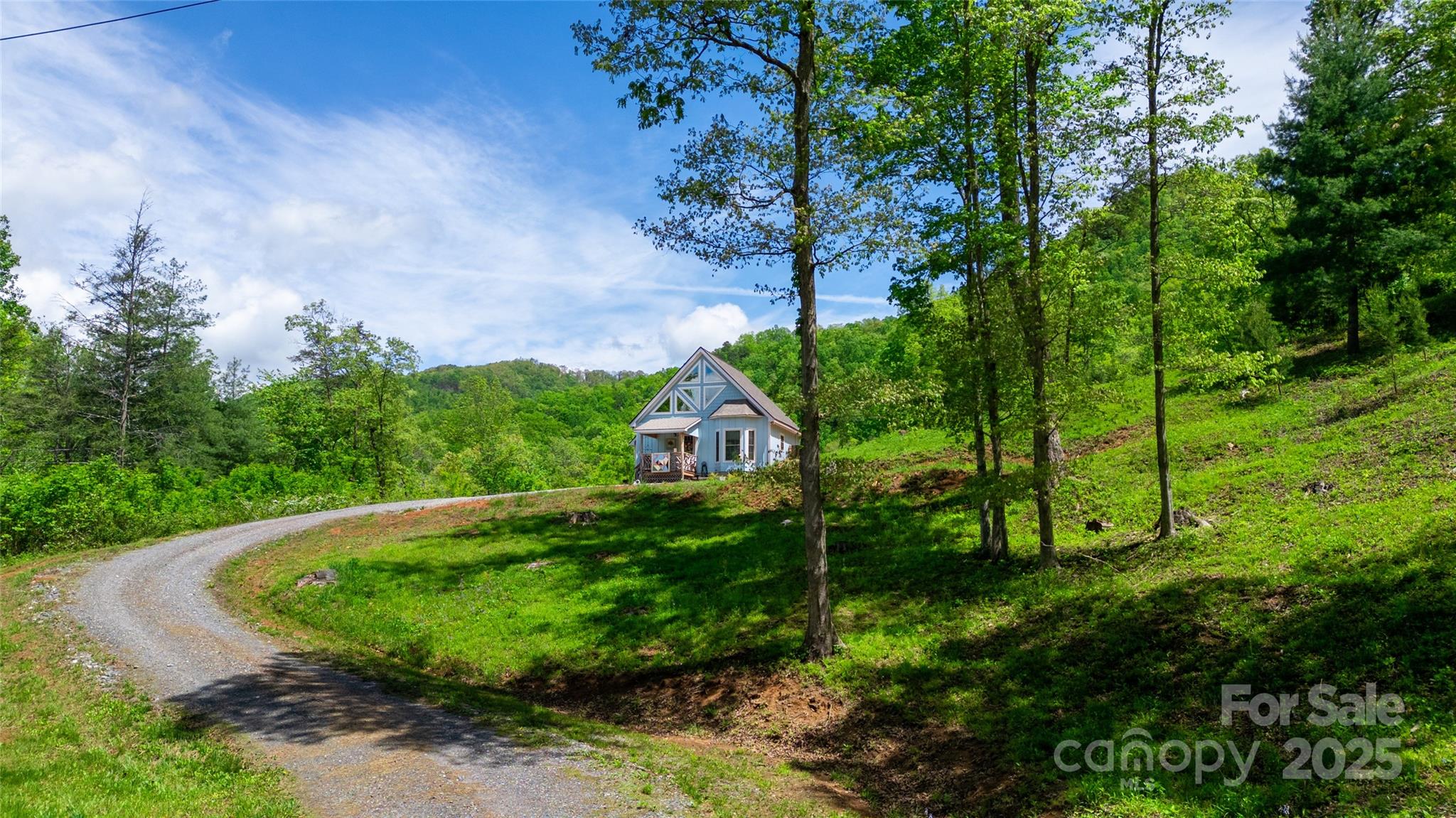 720 Cedar Creek Farm Road Tuckasegee, NC 28783 - Photo 6 of 19 a view of an outdoor space and a yard