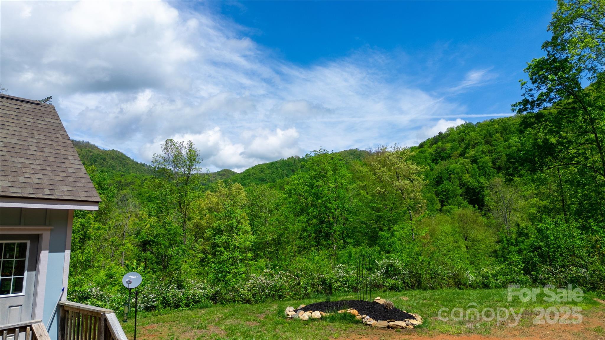 720 Cedar Creek Farm Road Tuckasegee, NC 28783 - Photo 8 of 19 a backyard of a house with lots of green space