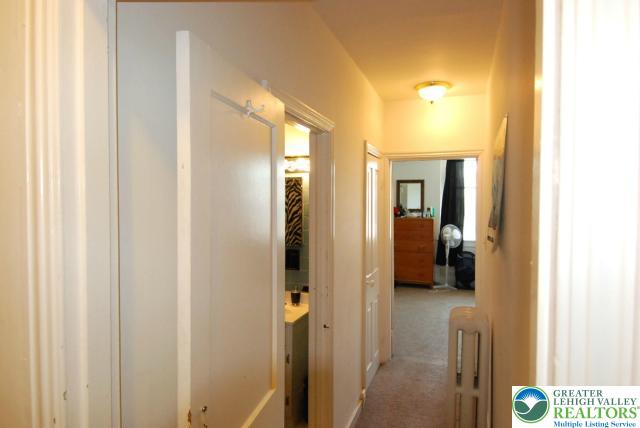 606 West Broad Street, Unit F Bethlehem, PA 18018 - Photo 15 of 23 One of 3 hallways -- this one past the bathrm into the bedroom...