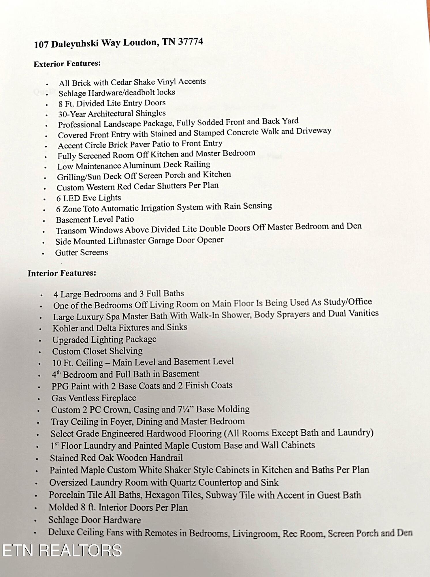 107 Daleyuhski Way Loudon, TN 37774 - Photo 42 of 43 Special Features (1)