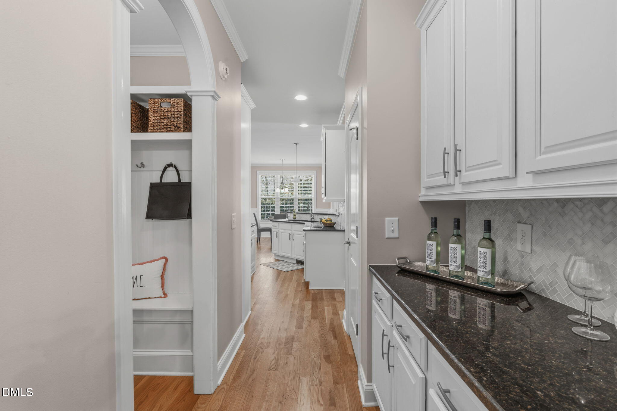 7320 Bedford Ridge Drive Apex, NC 27539 - Photo 22 of 64 a kitchen with stainless steel appliances granite countertop a refrigerator and a stove