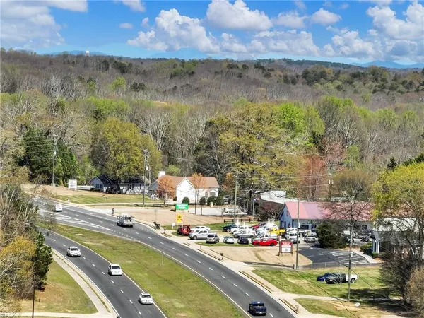 a view of outdoor space and trees