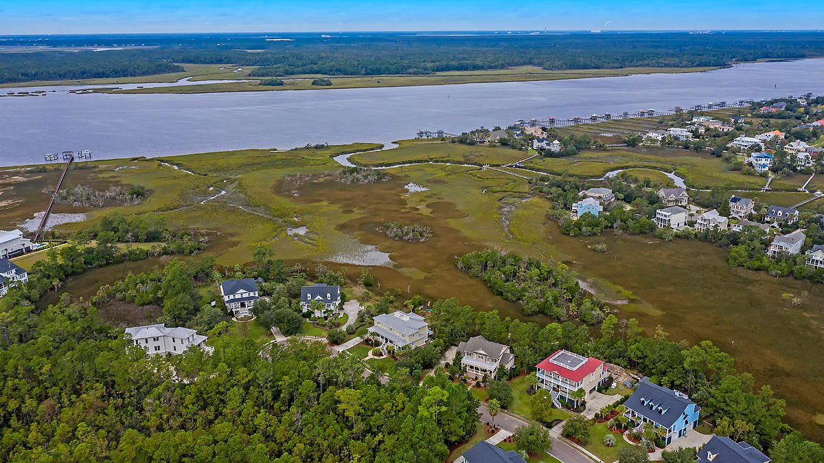 2525 Ballast Point Mount Pleasant, SC 29466 - Photo 72 of 95 2525 Ballast Pt high aerial toward river