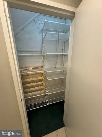 a refrigerator in a kitchen