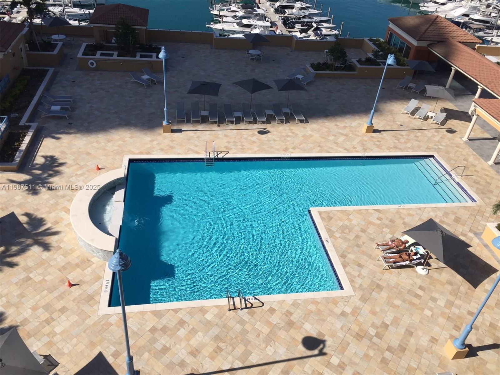 90 Alton Road, Unit 2911 Miami Beach, FL 33139 - Photo 29 of 39 a view of swimming pool