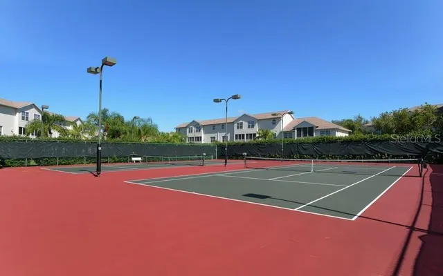 a view of a tennis court