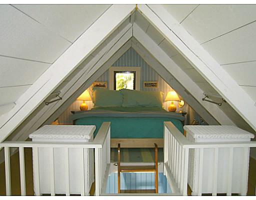 459 Ocean Point Road East Boothbay, ME 04544 - Photo 8 of 17 Bedroom. Cottage loft bedroom