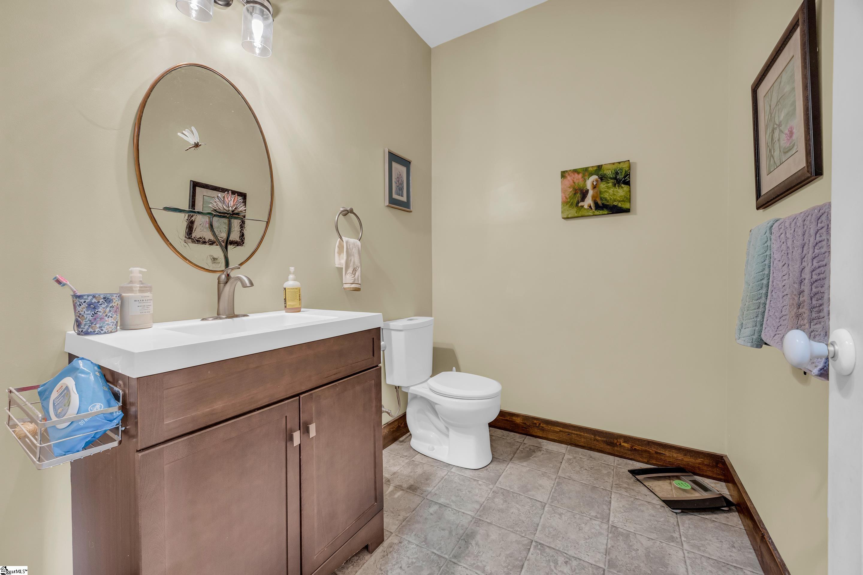 665 Oconee Creek Road Walhalla, SC 29691 - Photo 43 of 48 Half bath with plumbing for tub/shower behind sheetrock