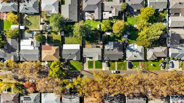 front view of of house with a street