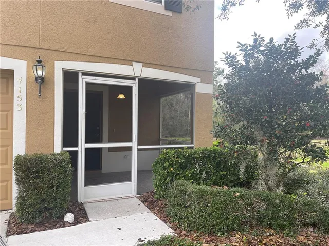 front view of a house with a glass door