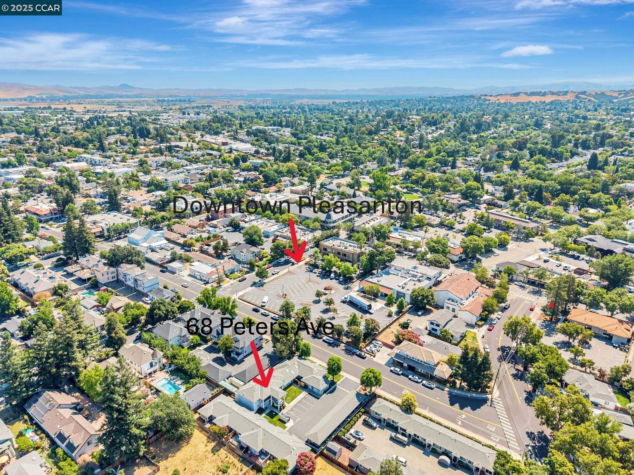 68 Peters Avenue, Unit 6 Pleasanton, CA 94566 - Photo 3 of 40 an aerial view of multiple house