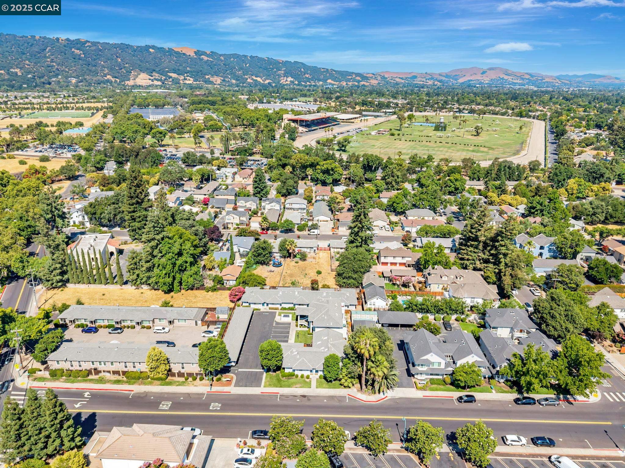 68 Peters Avenue, Unit 6 Pleasanton, CA 94566 - Photo 35 of 40 an aerial view of residential houses with outdoor space