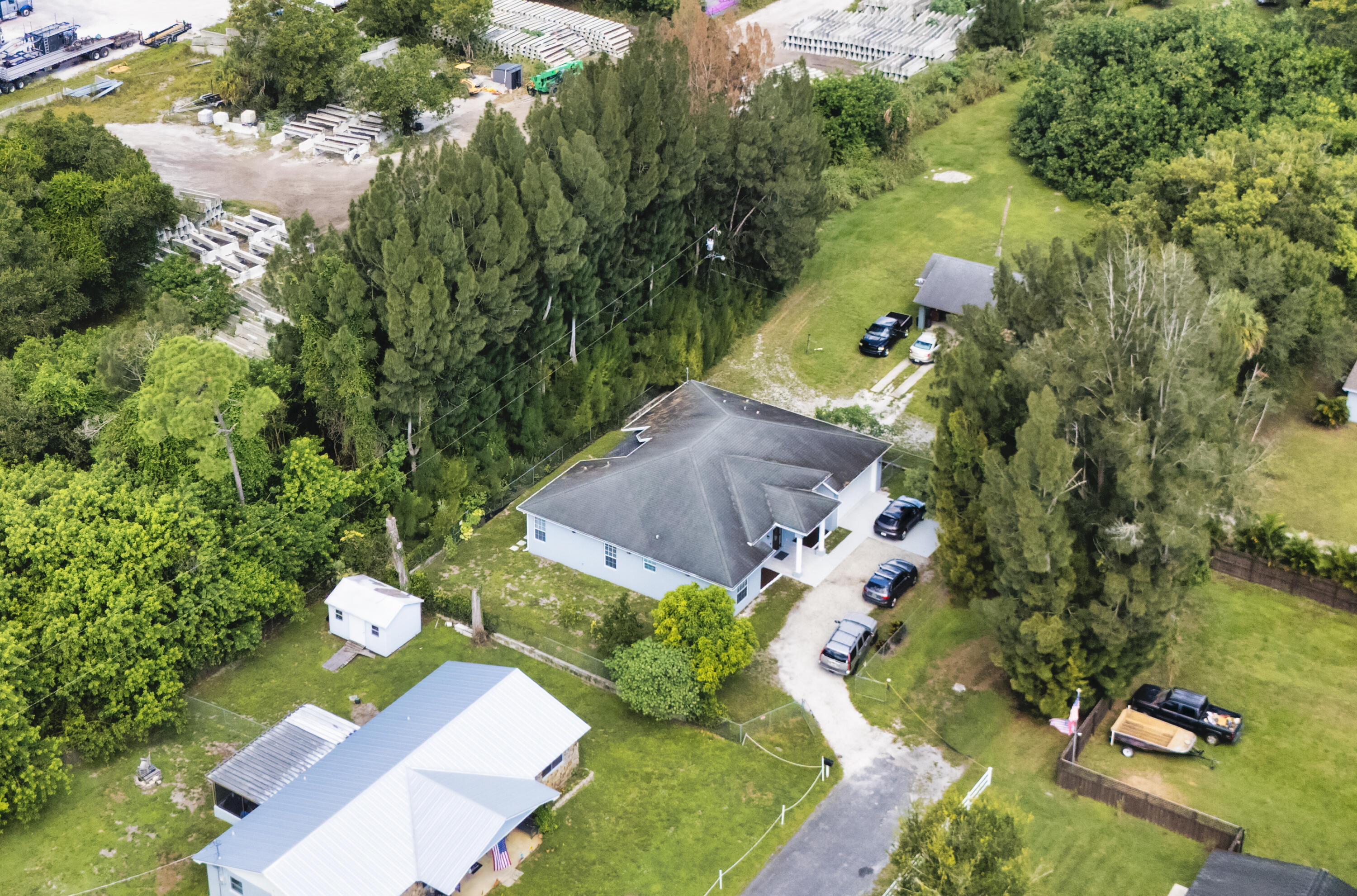 315 Kaye Street Fort Pierce, FL 34947 - Photo 11 of 66 an aerial view of a house with a yard basket ball court and outdoor seating