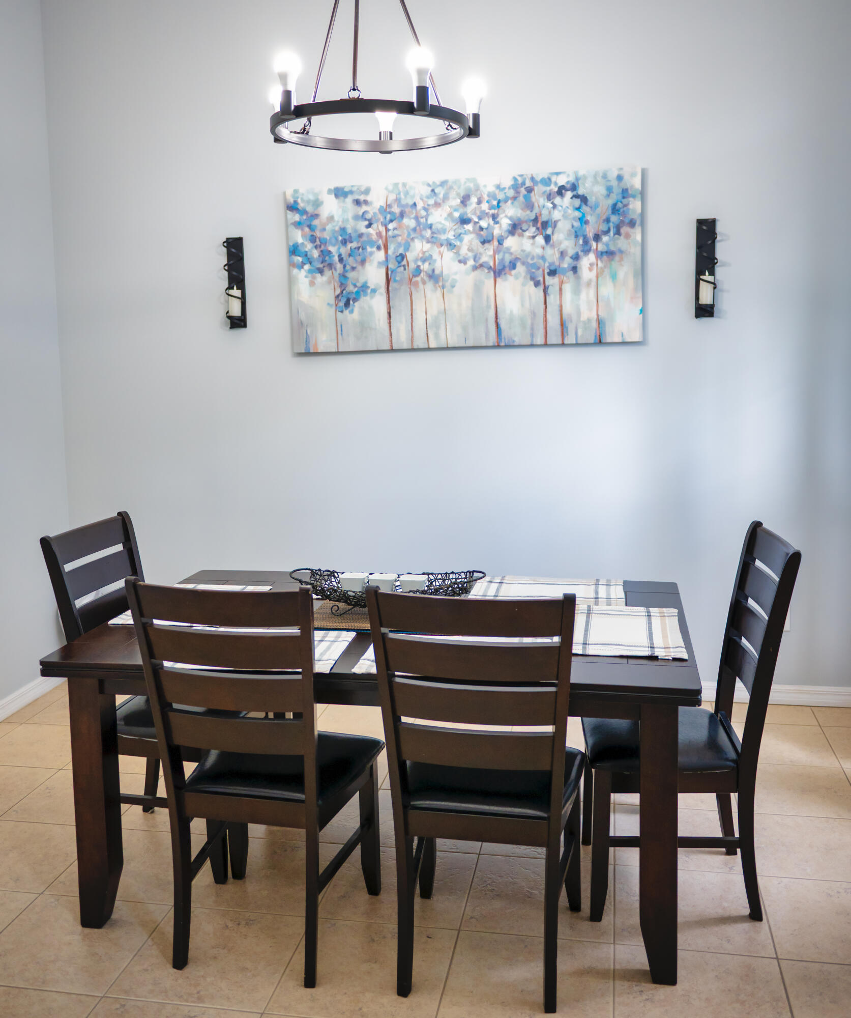 315 Kaye Street Fort Pierce, FL 34947 - Photo 27 of 66 a view of a dining room with furniture and chandelier