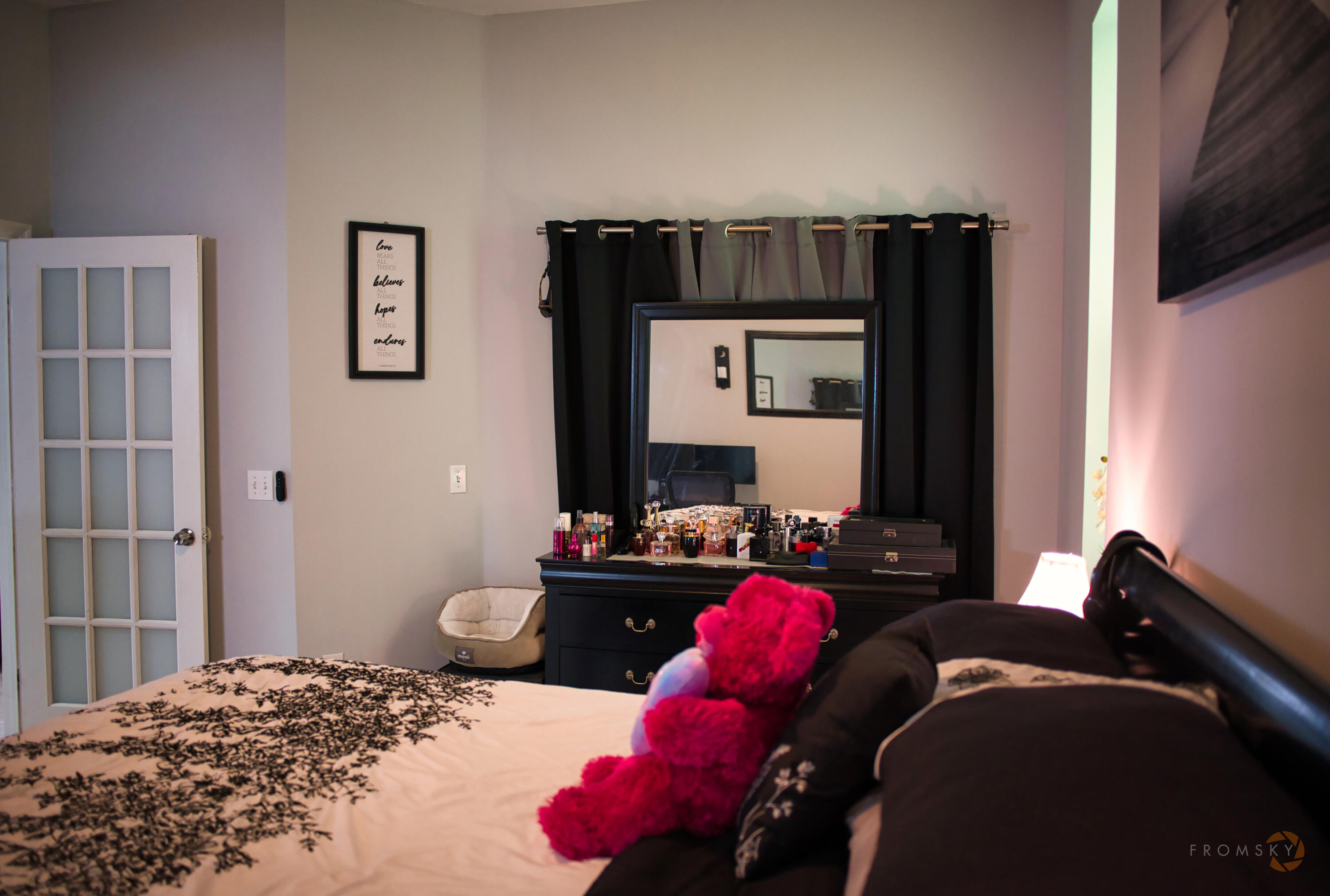 315 Kaye Street Fort Pierce, FL 34947 - Photo 32 of 66 a bedroom with a bed and flat screen tv