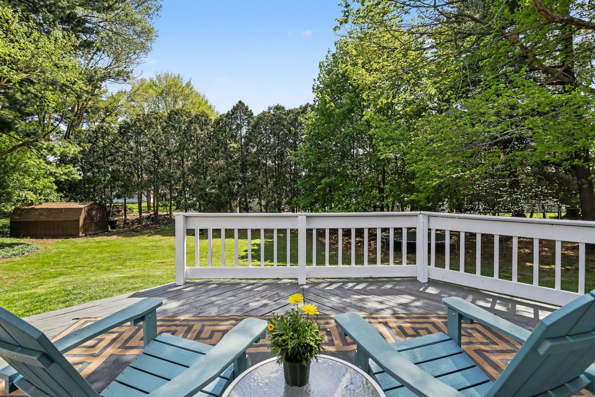 1203 Verona Road Marshall, MI 49068 - Photo 20 of 26 beautiful back yard