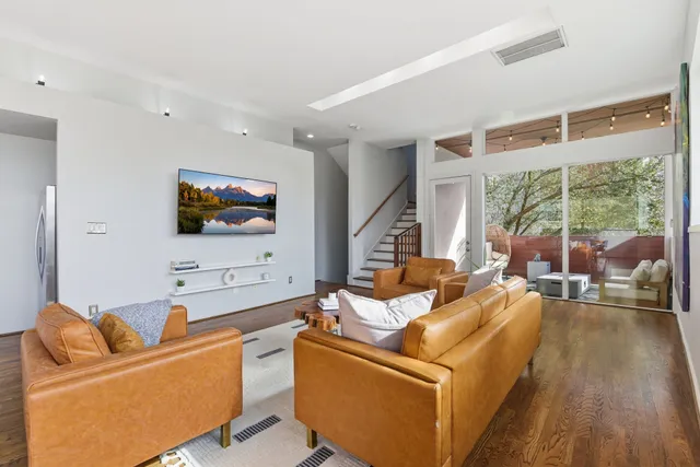 a kitchen with a stove and a sink
