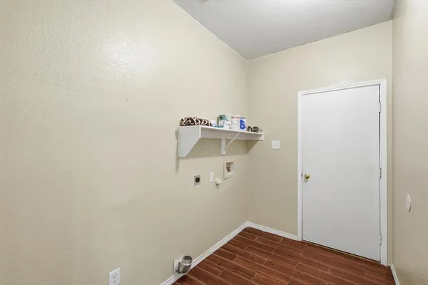 a view of small space with closet