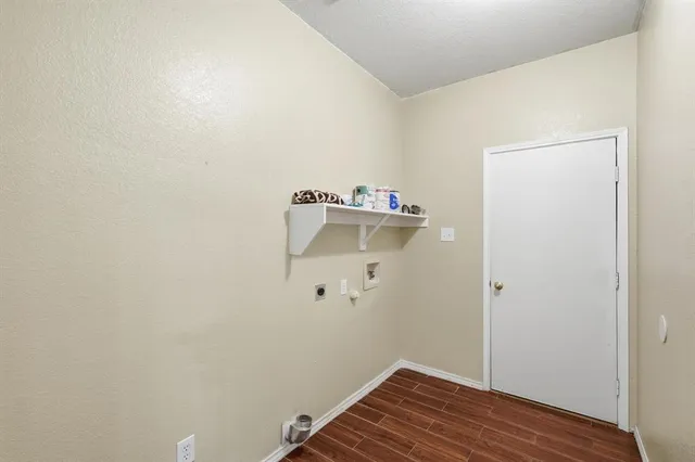 a view of small space with closet