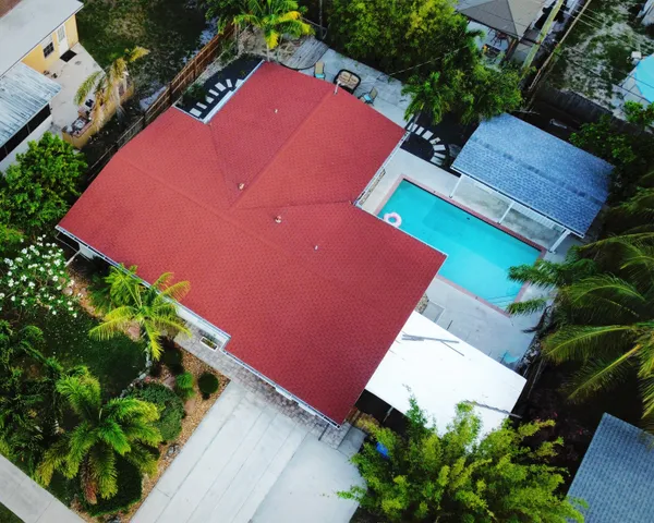 a living room with a couch and a table